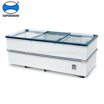 display deep freezer for frozen food